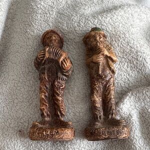 Vintage Musician Figurines, 1940 hillbilly art collectable figurines